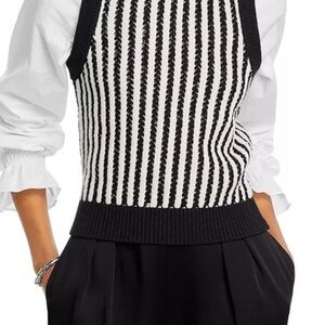 French Connection Zebra Print Sweater Vest